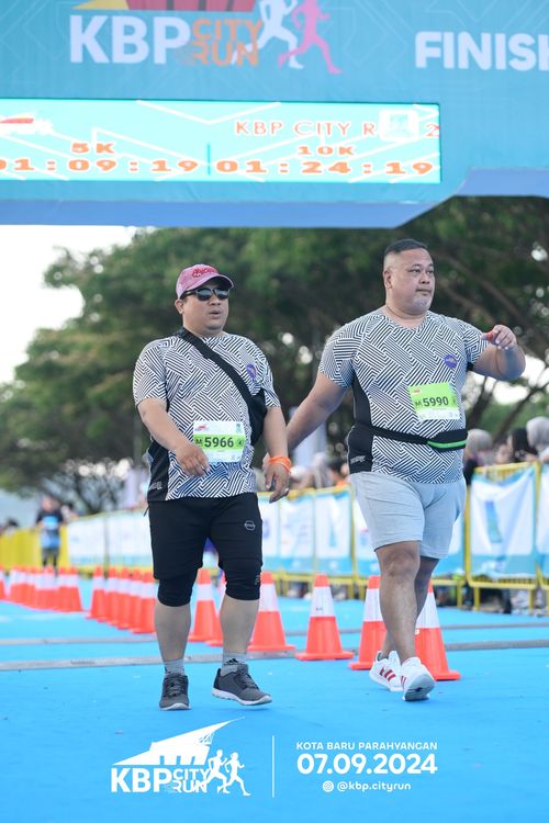 Race photo from KBP City Run 2024