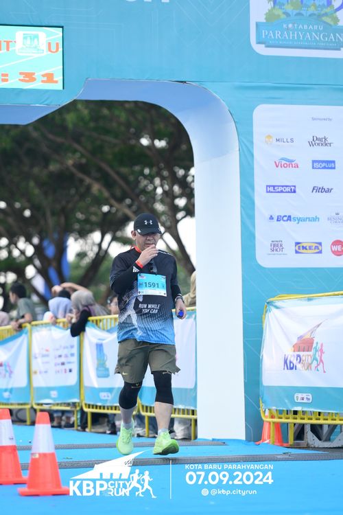 Race photo from KBP City Run 2024