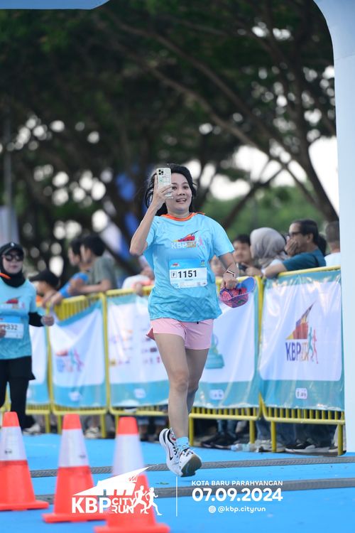 Race photo from KBP City Run 2024