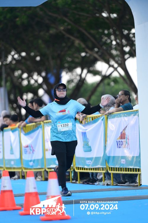 Race photo from KBP City Run 2024