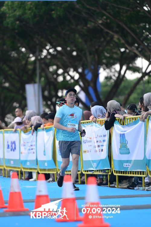 Race photo from KBP City Run 2024