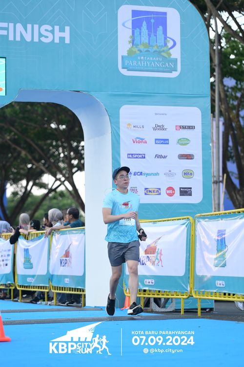 Race photo from KBP City Run 2024
