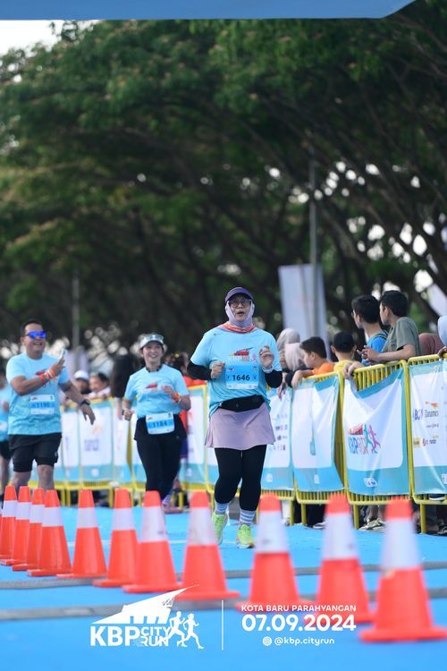 Race photo from KBP City Run 2024