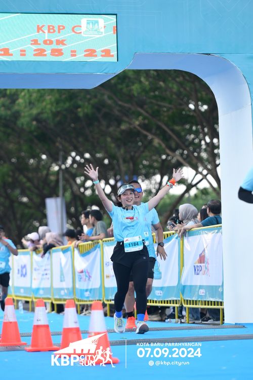 Race photo from KBP City Run 2024