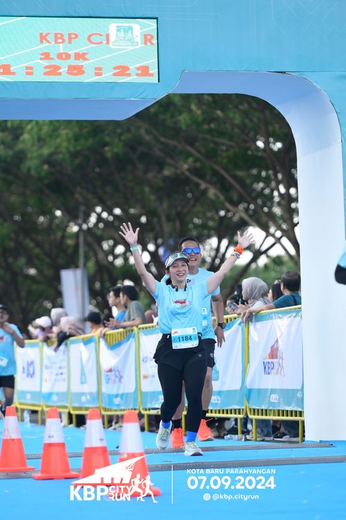 Race photo from KBP City Run 2024