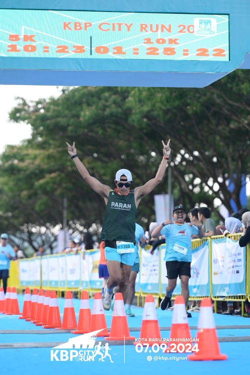 Race photo from KBP City Run 2024