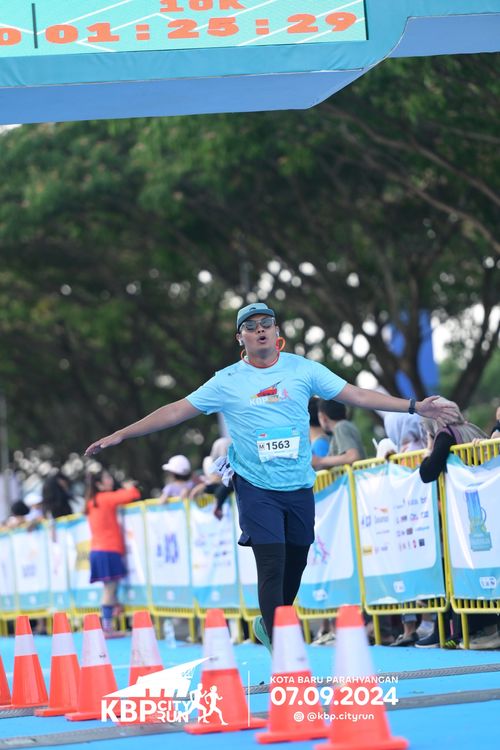 Race photo from KBP City Run 2024