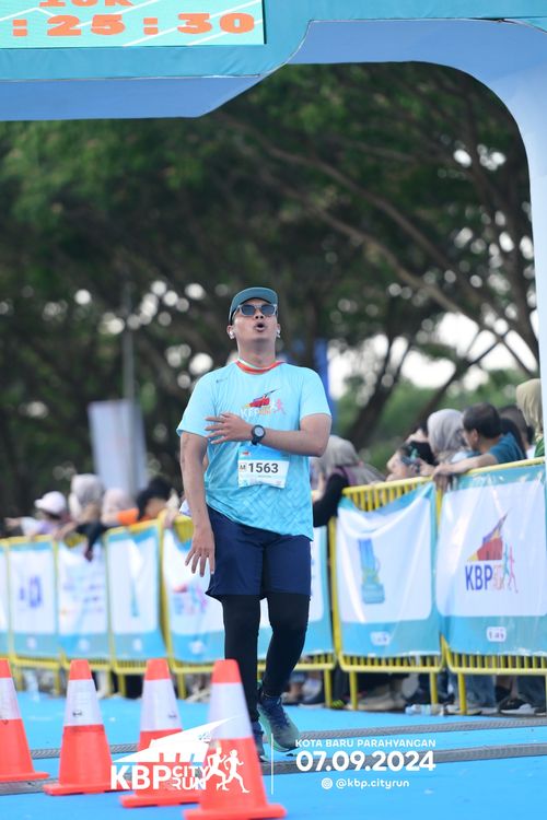 Race photo from KBP City Run 2024