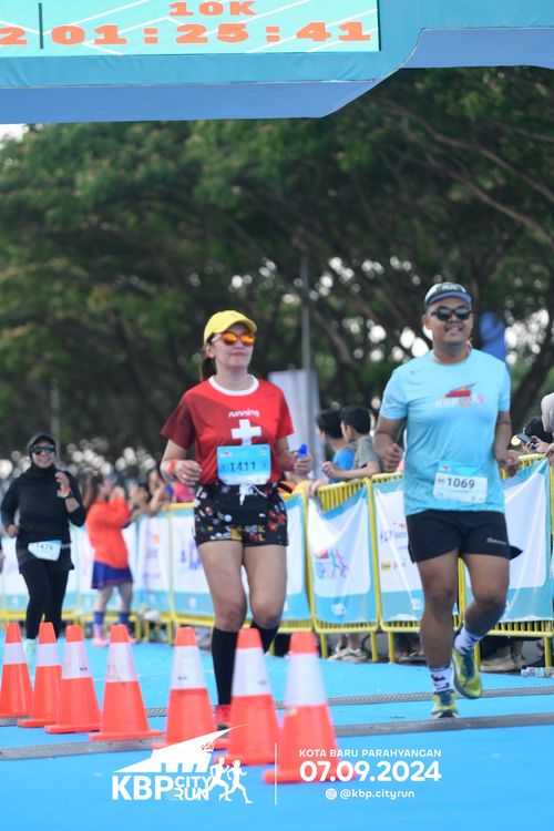 Race photo from KBP City Run 2024