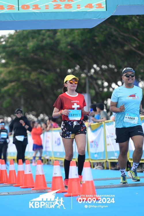 Race photo from KBP City Run 2024