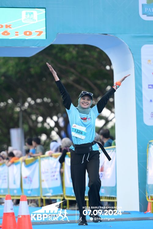 Race photo from KBP City Run 2024