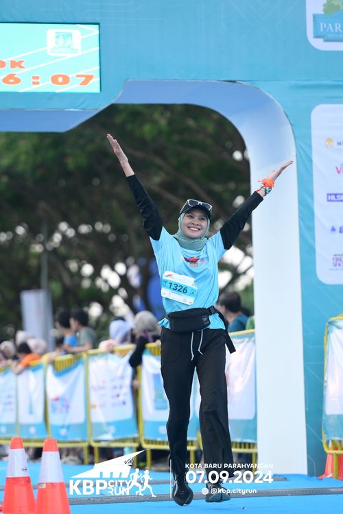 Race photo from KBP City Run 2024