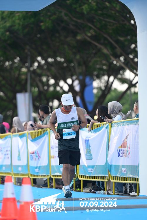 Race photo from KBP City Run 2024