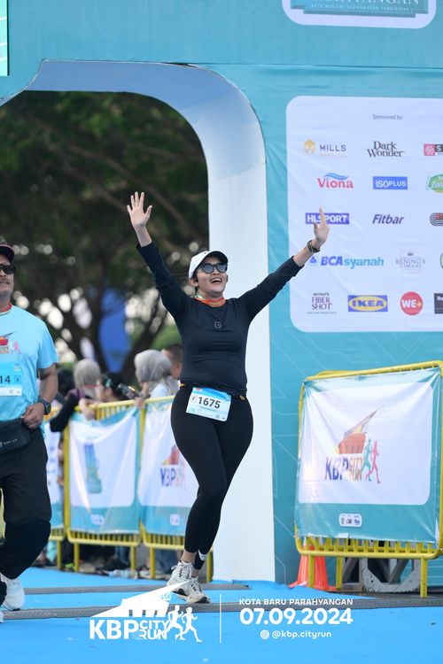 Race photo from KBP City Run 2024