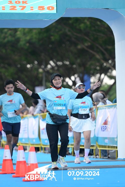 Race photo from KBP City Run 2024