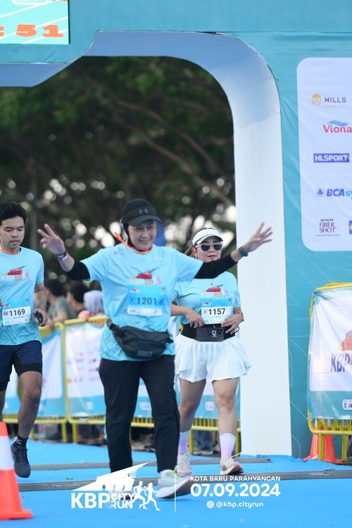 Race photo from KBP City Run 2024