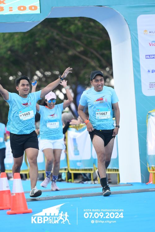 Race photo from KBP City Run 2024