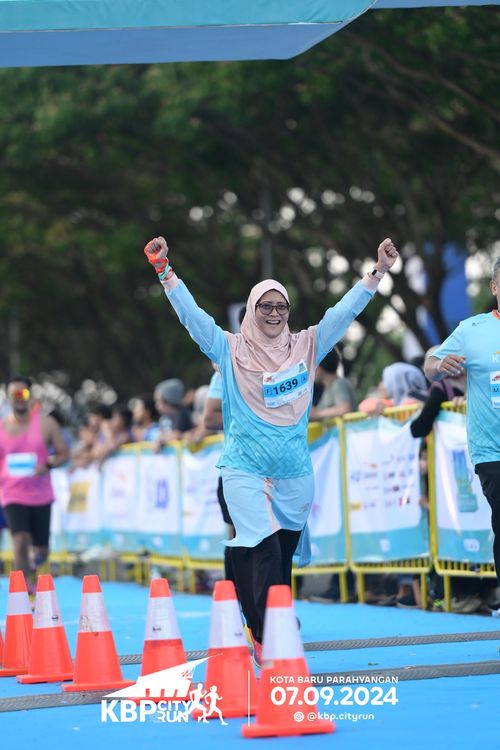 Race photo from KBP City Run 2024