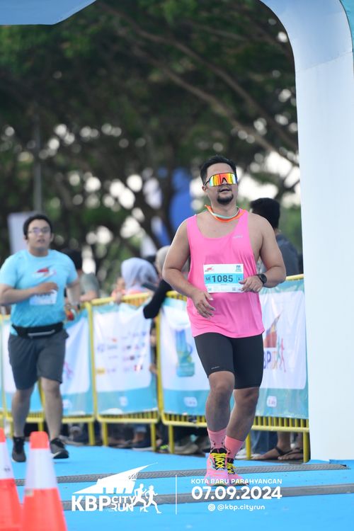 Race photo from KBP City Run 2024