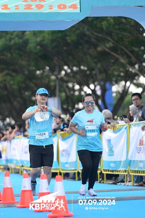 Race photo from KBP City Run 2024