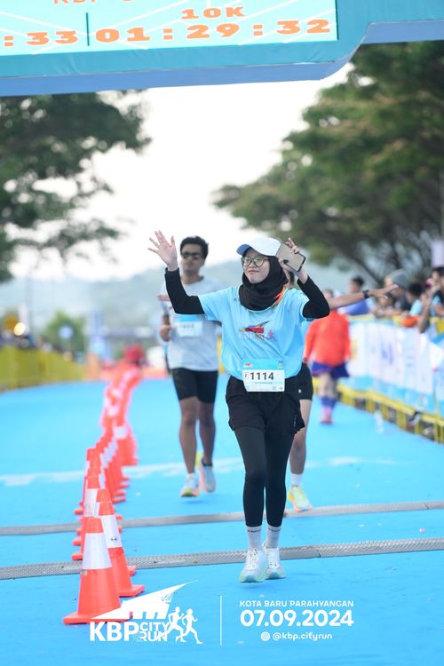 Race photo from KBP City Run 2024