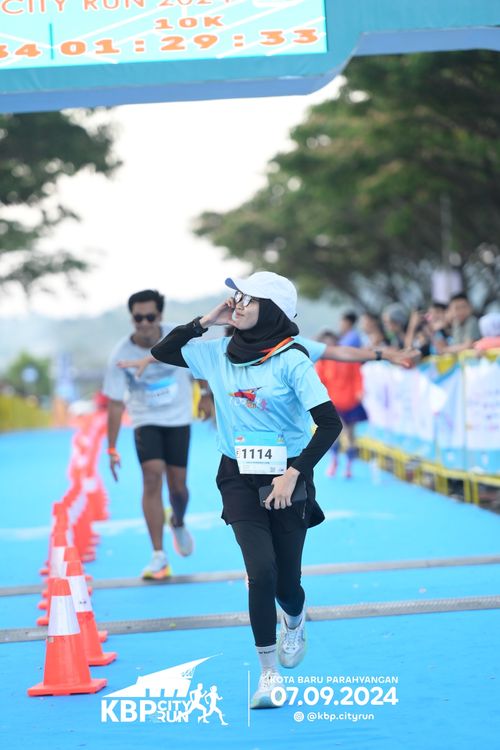 Race photo from KBP City Run 2024
