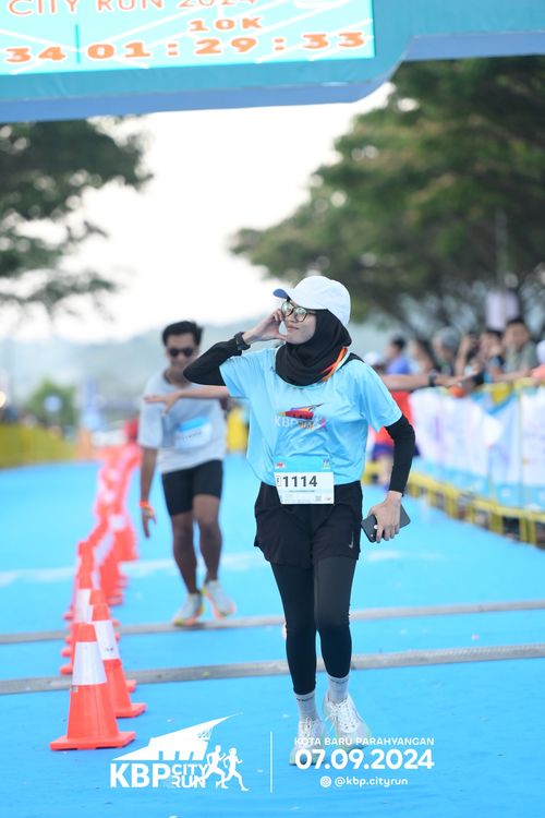 Race photo from KBP City Run 2024