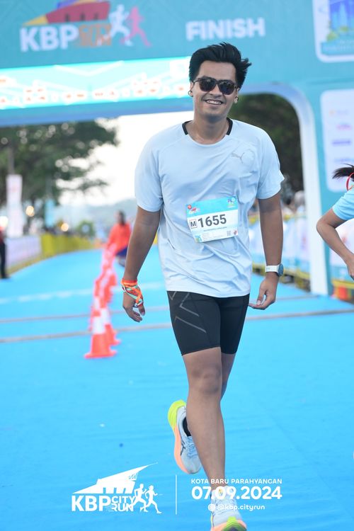 Race photo from KBP City Run 2024