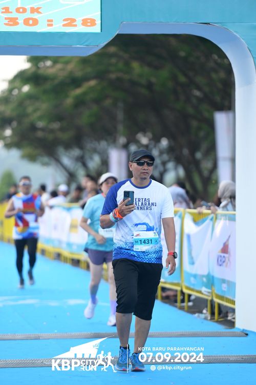 Race photo from KBP City Run 2024