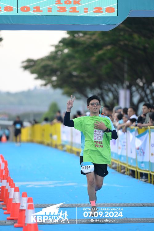 Race photo from KBP City Run 2024