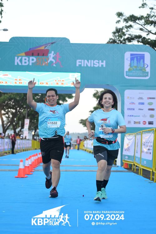 Race photo from KBP City Run 2024