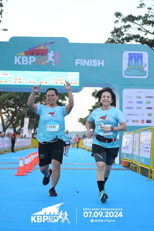 Race photo from KBP City Run 2024