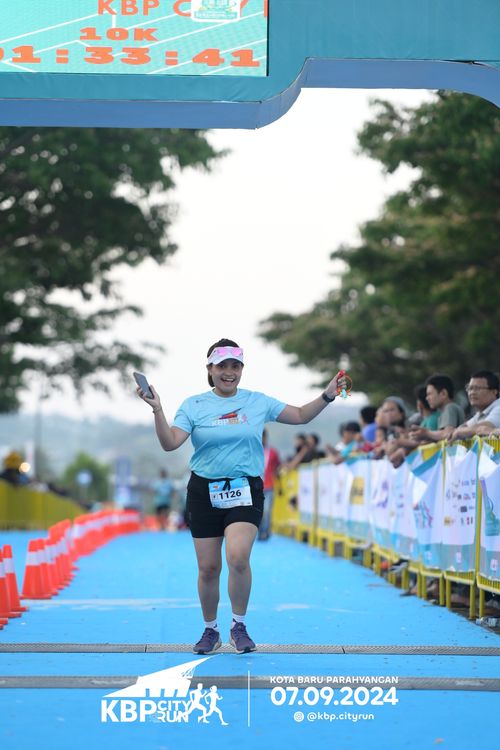 Race photo from KBP City Run 2024
