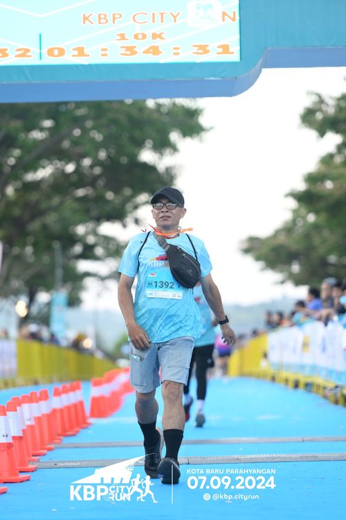 Race photo from KBP City Run 2024