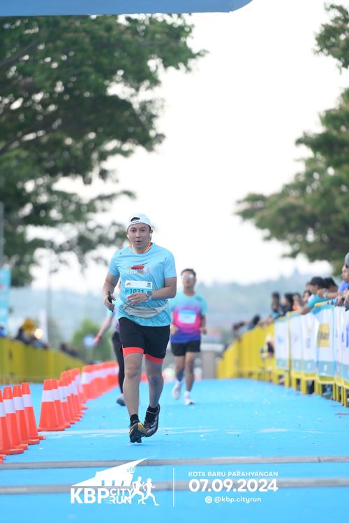 Race photo from KBP City Run 2024