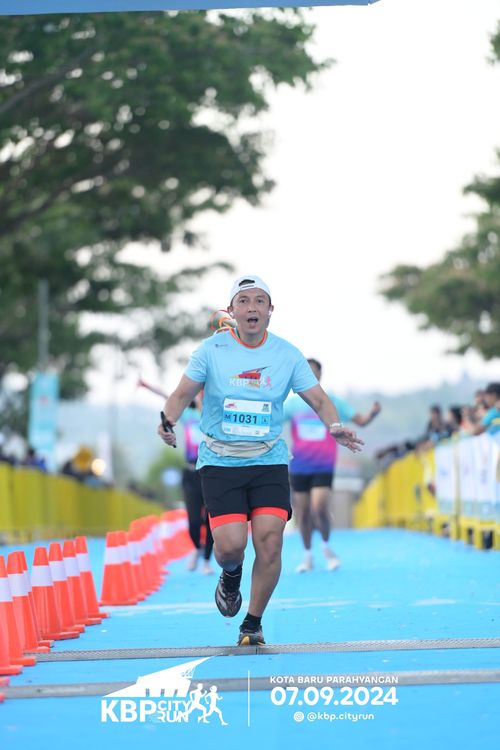 Race photo from KBP City Run 2024