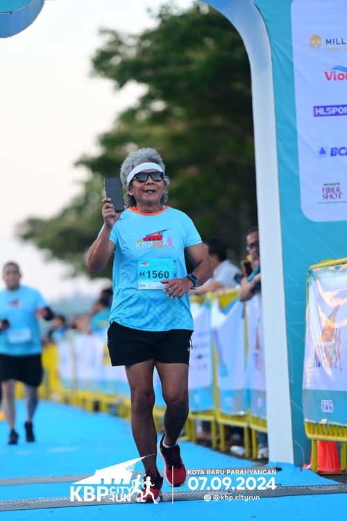 Race photo from KBP City Run 2024