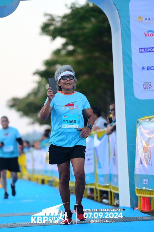 Race photo from KBP City Run 2024