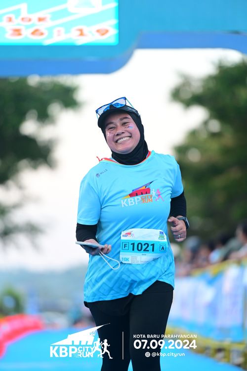 Race photo from KBP City Run 2024