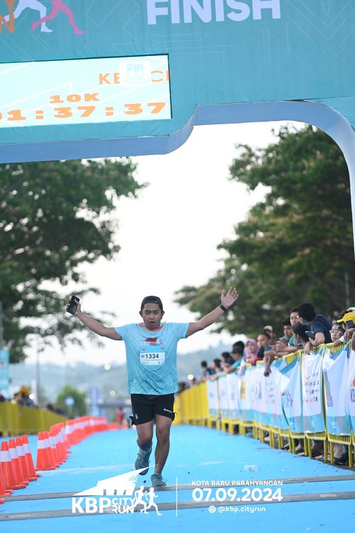 Race photo from KBP City Run 2024