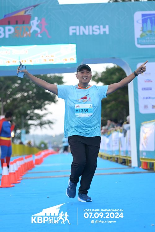 Race photo from KBP City Run 2024