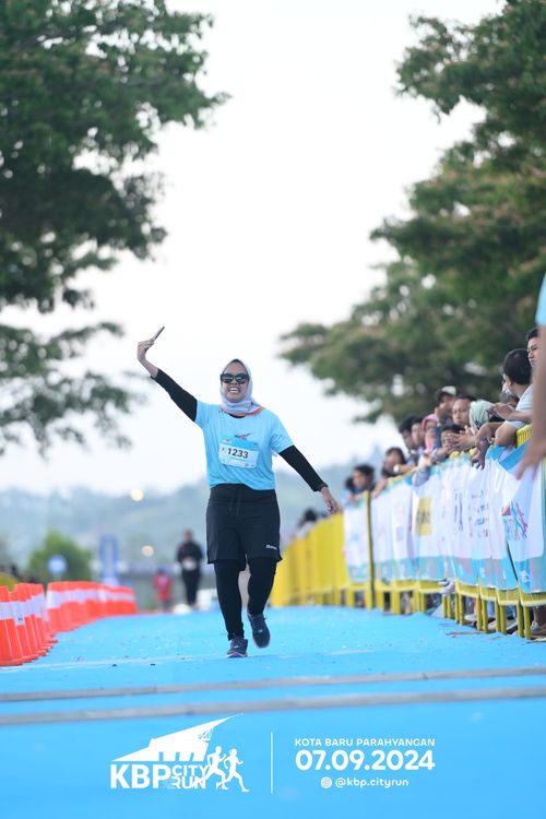 Race photo from KBP City Run 2024