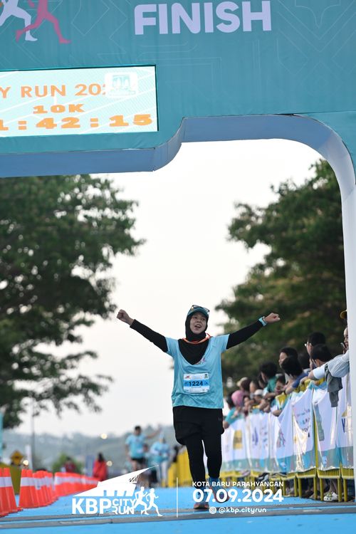 Race photo from KBP City Run 2024