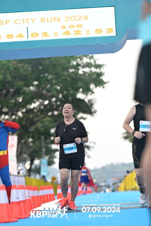 Race photo from KBP City Run 2024