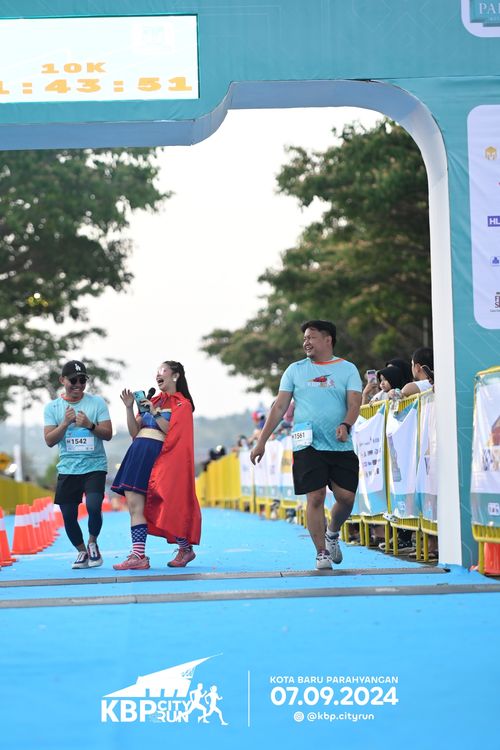 Race photo from KBP City Run 2024