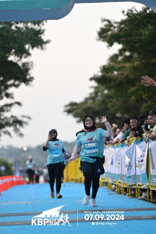 Race photo from KBP City Run 2024