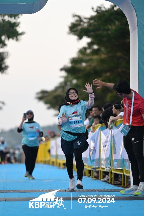 Race photo from KBP City Run 2024