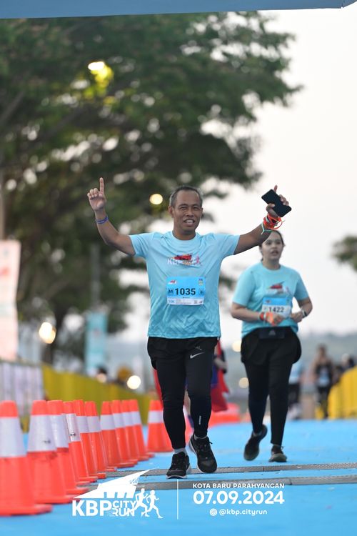 Race photo from KBP City Run 2024