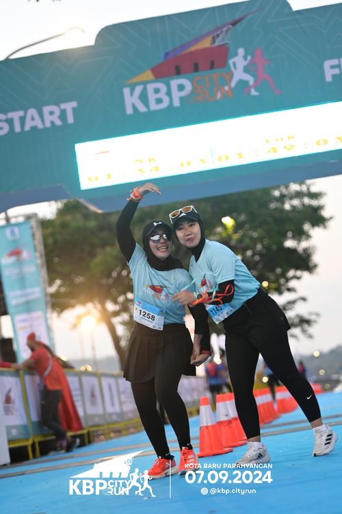 Race photo from KBP City Run 2024