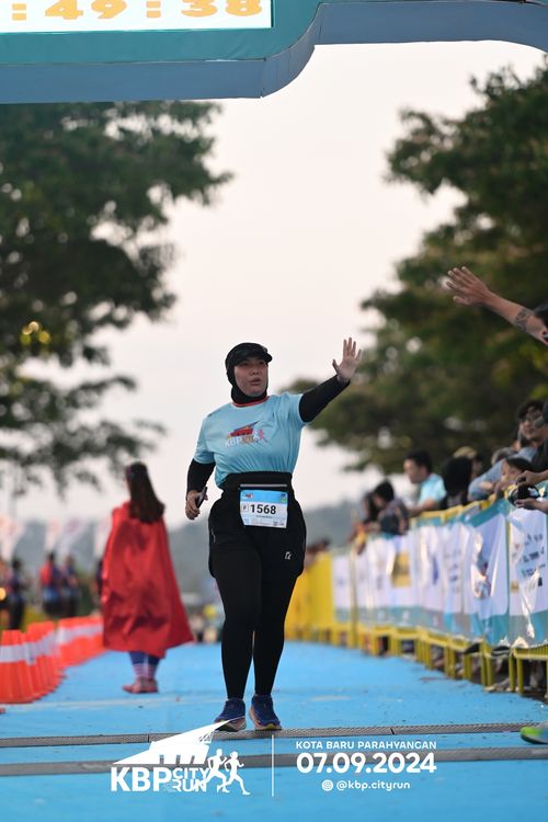 Race photo from KBP City Run 2024